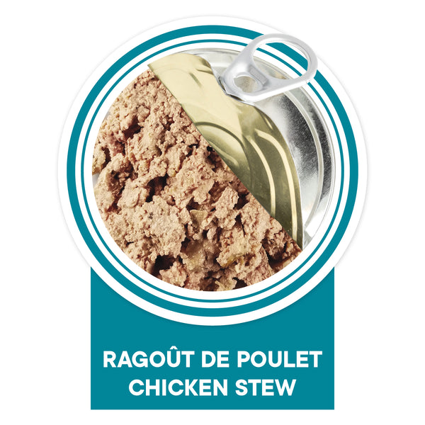 Nourriture en conserves pour chat, urinaire - ragoût de poulet sans grains 156 g - Animatout