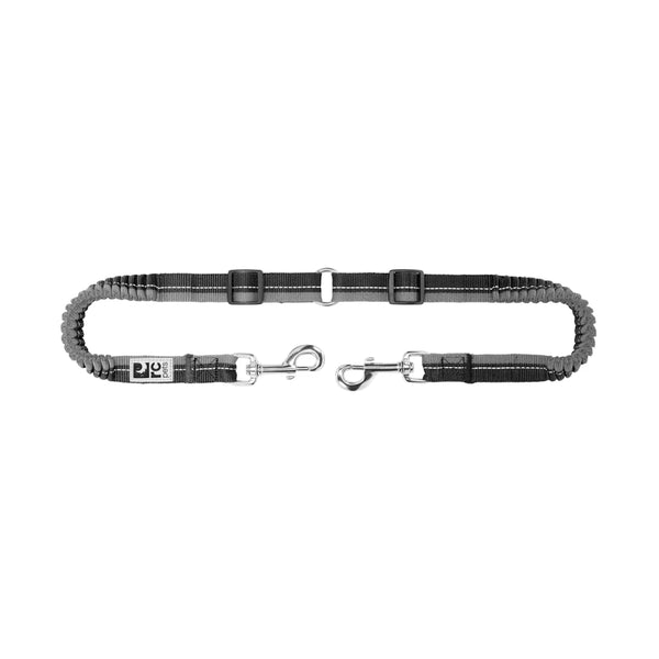 Coupleur élastique pour chien noir