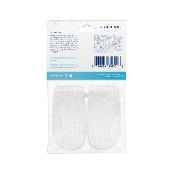 Doigtier en microfibre pour chien et chat (pqt de 2) - Animatout