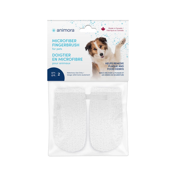 Doigtier en microfibre pour chien et chat (pqt de 2) - Animatout