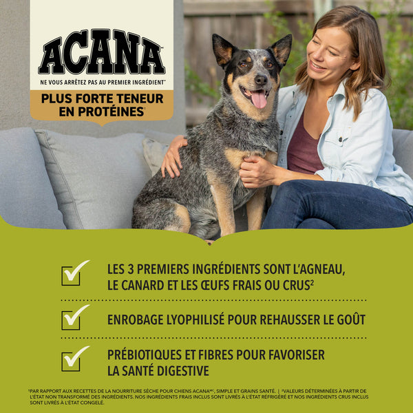 Nourriture pour chien Grasslands Protéines+