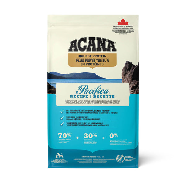 Nourriture pour chien Pacifica Protéines+