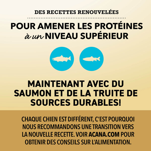 Nourriture pour chien Pacifica Protéines+