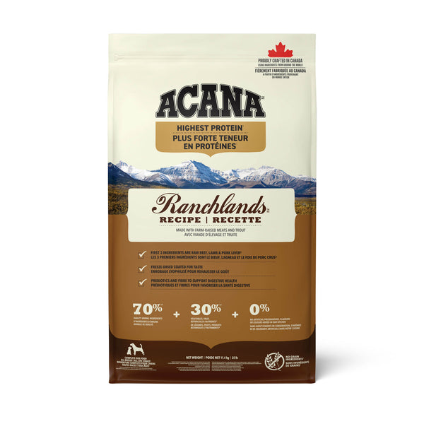 Nourriture pour chien Ranchlands Protéines+