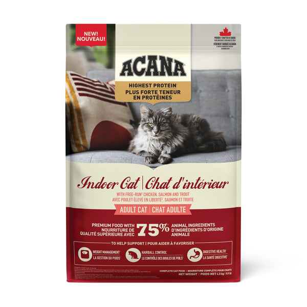 Nourriture pour chat d'intérieur