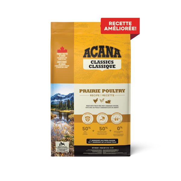 Nourriture pour chien Classique Prairie Poultry