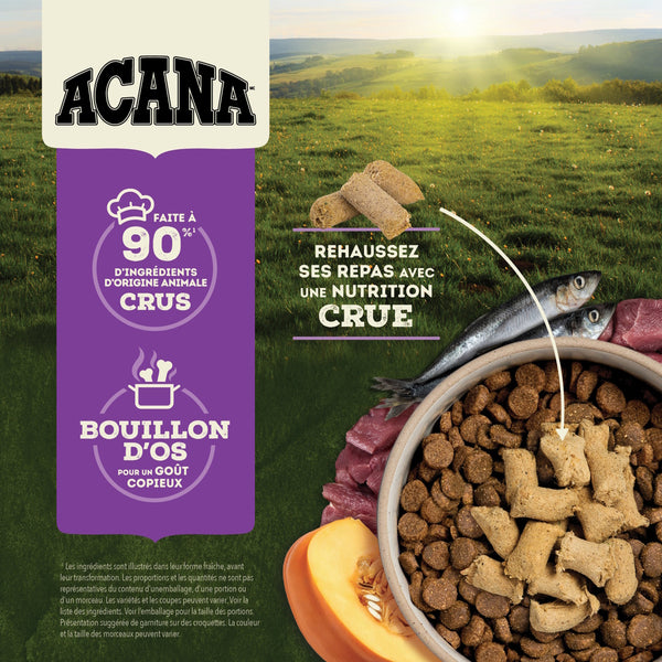 Nourriture pour chien lyophilisées au canard - Morceaux 227 g