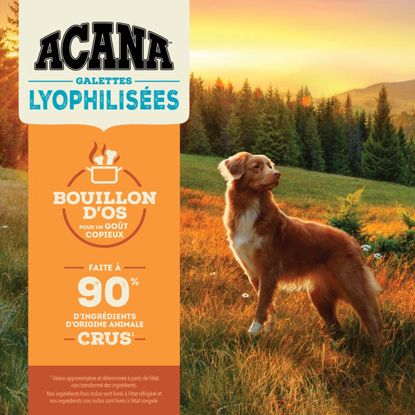 Nourriture pour chien lyophilisées à la dinde - Galettes 397 g