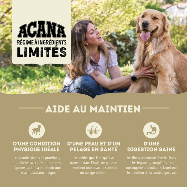 Nourriture pour chien Simple canard avec poire