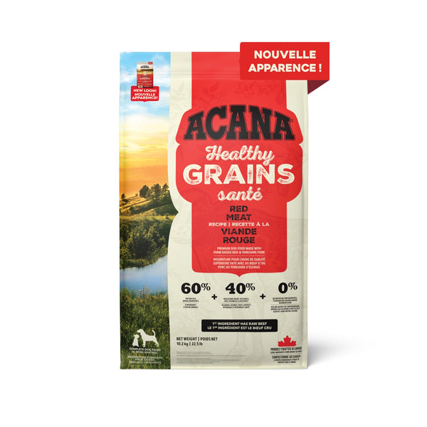 Nourriture pour chien Grains santé viande rouge