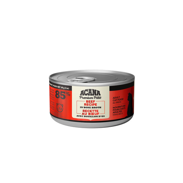 Nourriture pour chat bœuf avec bouillon d'os - Animatout