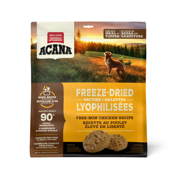 Nourriture pour chien lyophilisées au poulet - Galettes 397 g