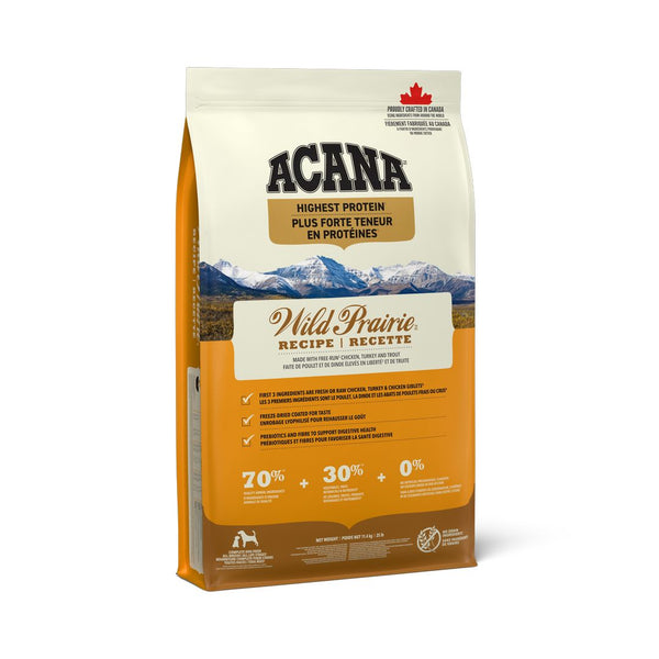 Nourriture pour chien Wild Prairie Protéines+