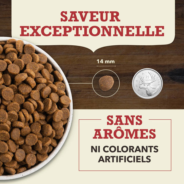 Nourriture sèche pour chien recette à la viande rouge 11.4 kg
