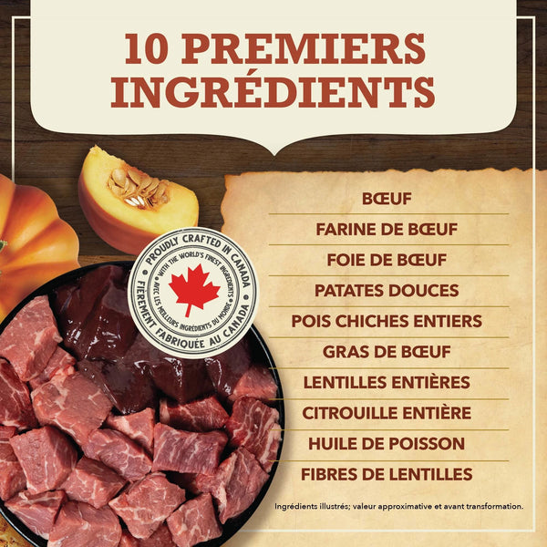 Nourriture sèche pour chien Simple Boeuf avec Citrouille 10.8 kg