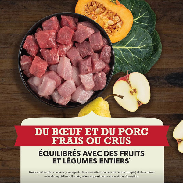Nourriture sèche pour chien recette à la viande rouge 11.4 kg