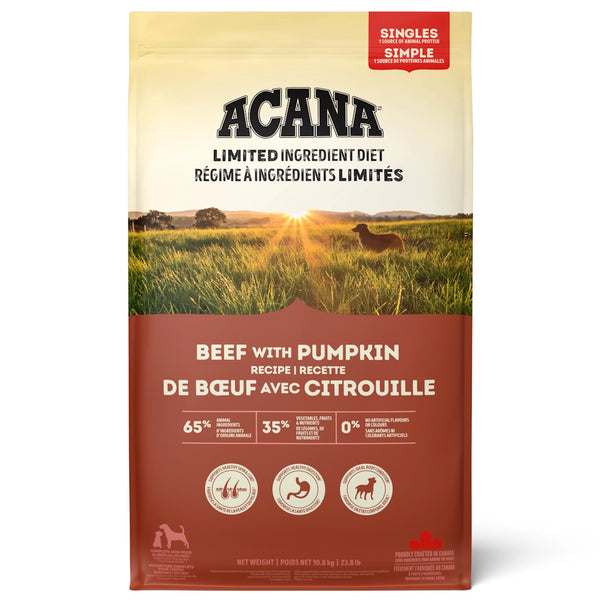 Nourriture sèche pour chien Simple Boeuf avec Citrouille 10.8 kg