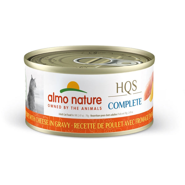Nourriture humide pour chat HQS Complete - poulet et fromage en sauce - Animatout
