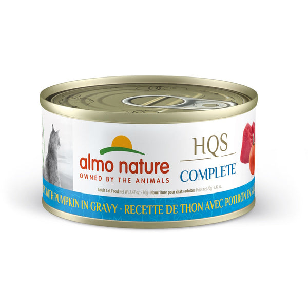Nourriture humide pour chat HQS Complete - thon et citrouille en sauce
