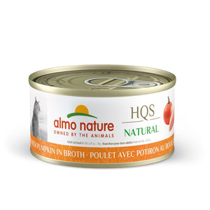 Nourriture humide pour chat HQS Natural - poulet avec potiron au bouillon - Animatout