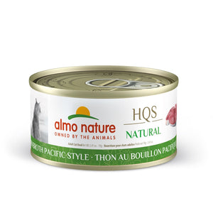 Nourriture humide pour chat HQS Natural - thon du pacifique au bouillon 70 g - Animatout