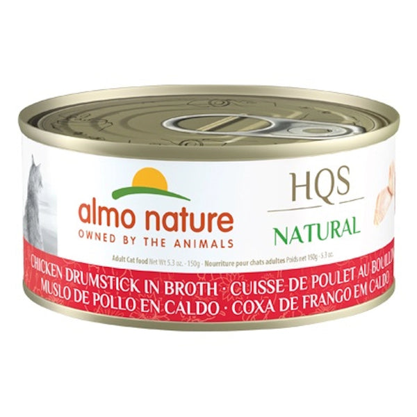 Nourriture humide pour chat HQS Natural - cuisse de poulet au bouillon - Animatout