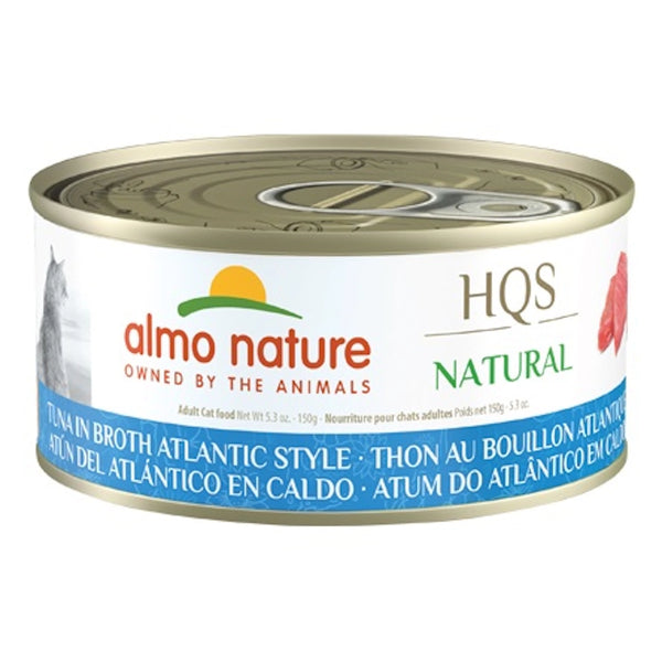 Nourriture humide pour chat HQS Natural - thon de atlantique au bouillon - Animatout