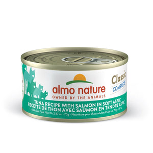 Nourriture humide pour chat Classic Complete - thon avec saumon en tendre aspic - Animatout