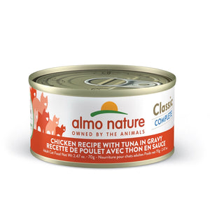 Nourriture humide pour chat Classic Complete - poulet avec thon en sauce - Animatout