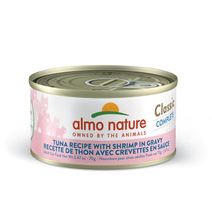 Nourriture humide pour chat Classic Complete - thon avec crevettes en sauce - Animatout