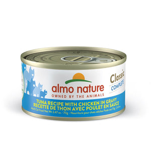 Nourriture humide pour chat Classic Complete - thon avec poulet en sauce - Animatout