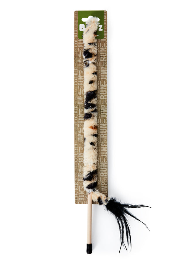 Jouet pour chat - Agace-chat serpentin, motif léopard