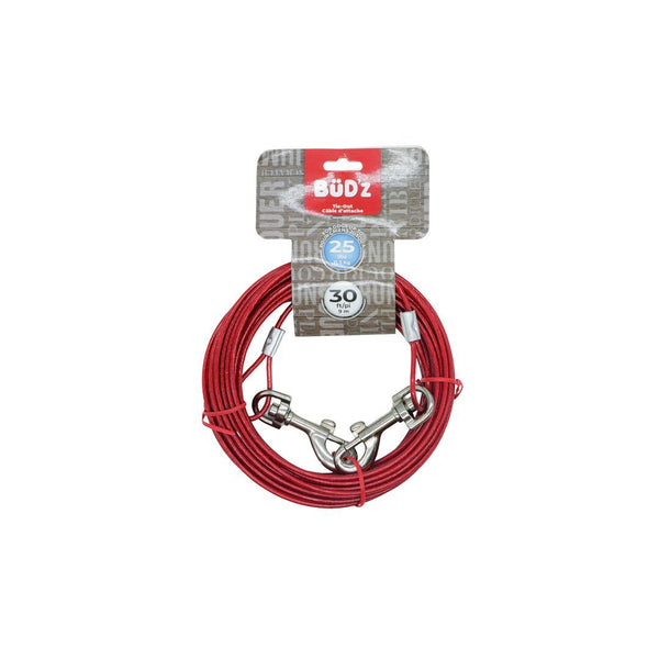 Câble d'attache pour chiens jusqu'à 25 lb