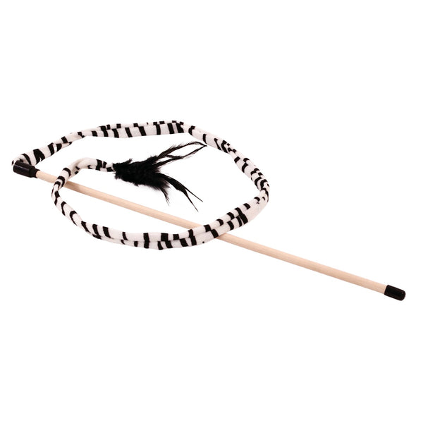 Jouet pour chat - Agace-chat serpentin, motif zèbre