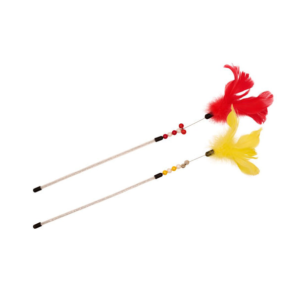 Jouets pour chat, plumeaux - chardonneret