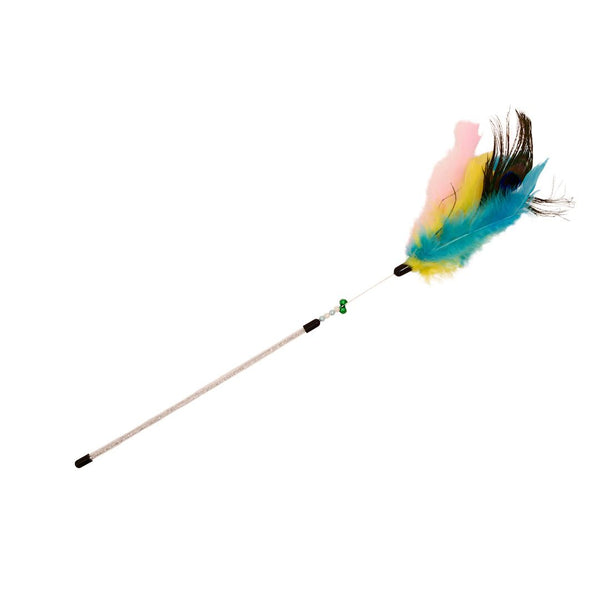 Jouets pour chat, plumeaux - multicolore