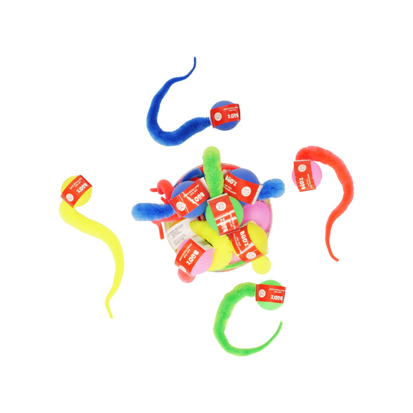 Jouets pour chat - balles chenille colorées