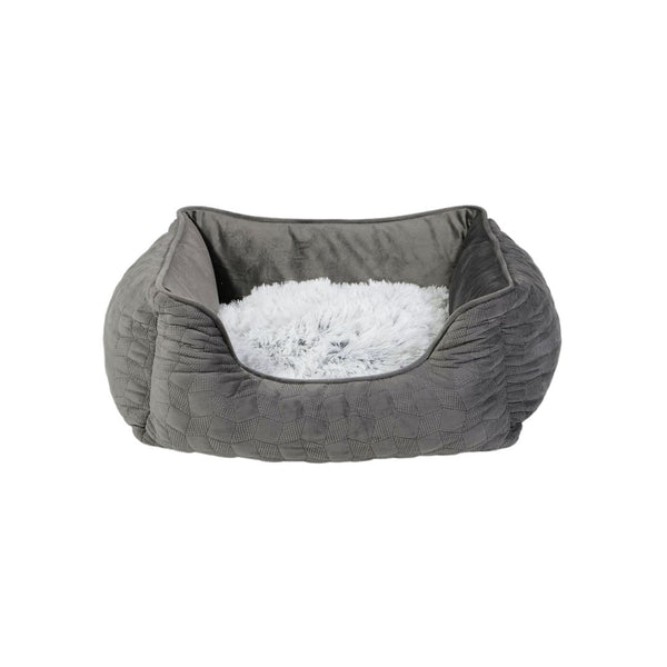 Lit à rebords élevés pour chien, Cosmos - gris