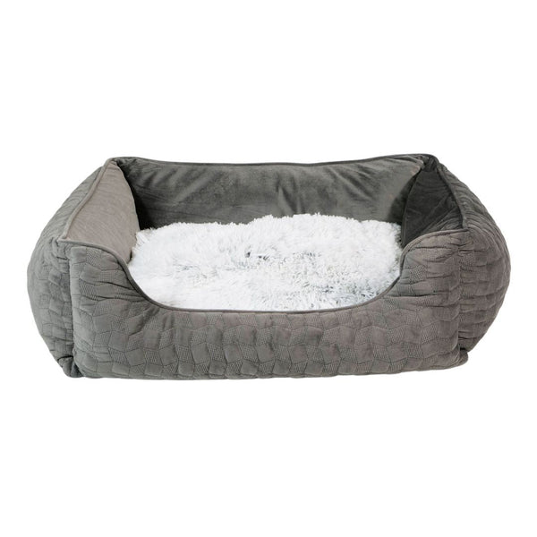 Lit à rebords élevés pour chien, Cosmos - gris
