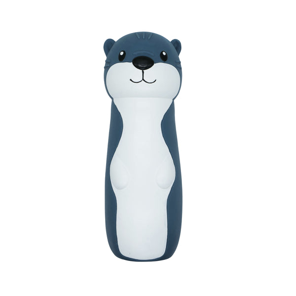 Jouet en latex pour chien avec bouteille d'eau recyclée - loutre