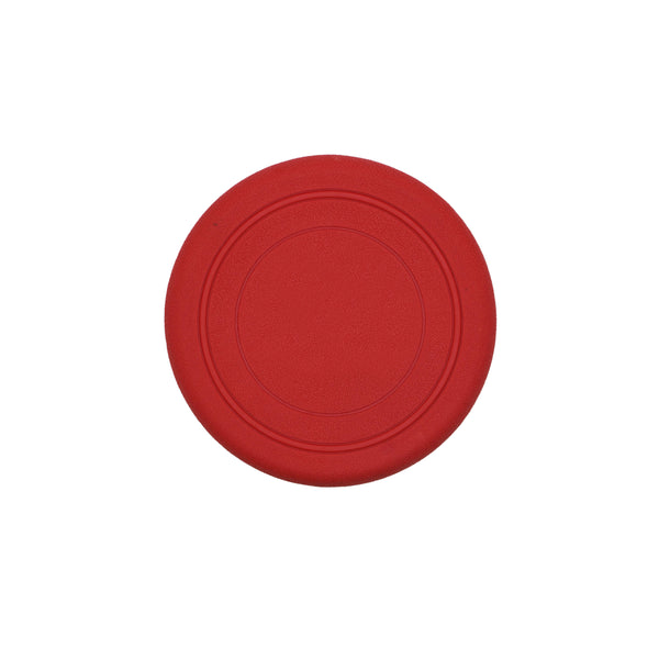Jouet en caoutchouc pour chien - disque volant flexible, couleurs assorties