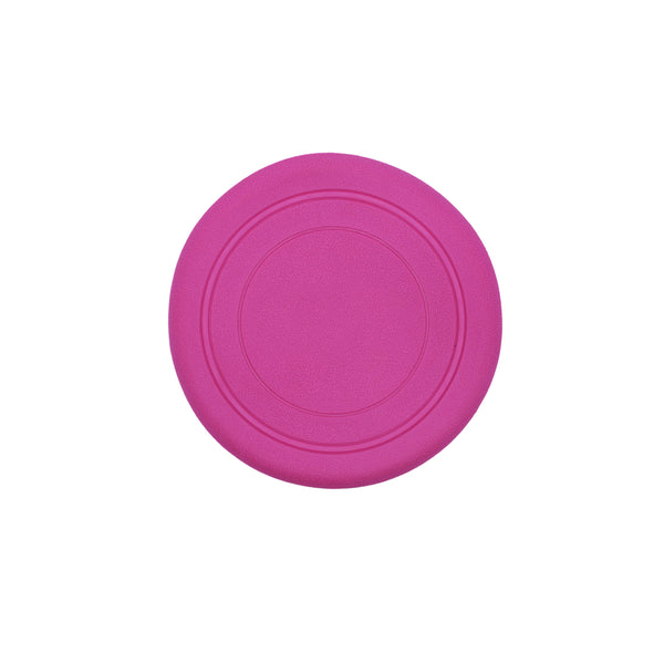 Jouet en caoutchouc pour chien - disque volant flexible, couleurs assorties