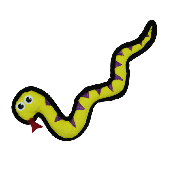 Jouet en peluche pour chien - serpent coloré