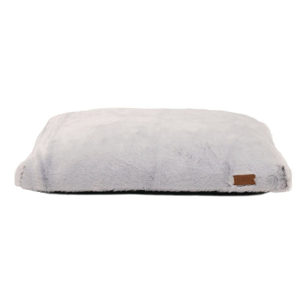 Lit plat pour chien Quartz, idéal pour les cages - gris