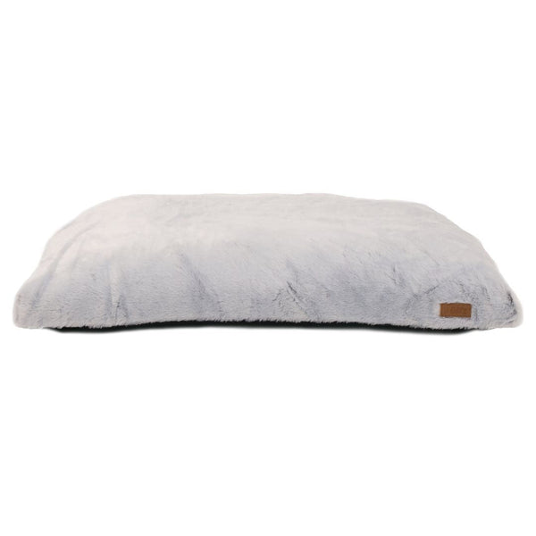 Lit plat pour chien Quartz, idéal pour les cages - gris