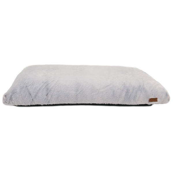 Lit plat pour chien Quartz, idéal pour les cages - gris