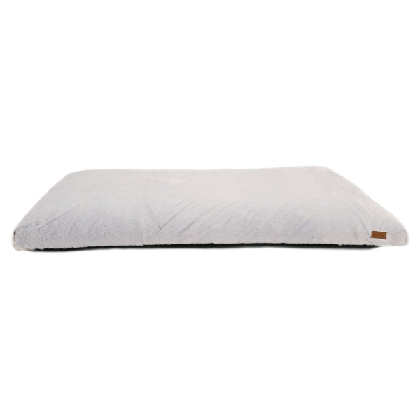 Lit plat pour chien Quartz, idéal pour les cages - gris