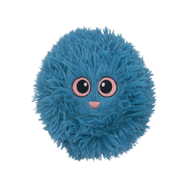 Jouet en peluche pour chien, 3 tissus - grosse balle joufflue,