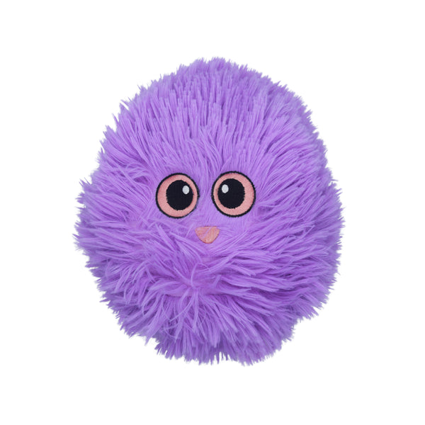 Jouet en peluche pour chien, 3 tissus - grosse balle joufflue,