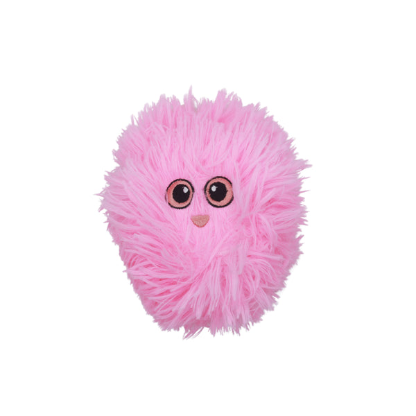 Jouet en peluche pour chien, 3 tissus - petite balle joufflue
